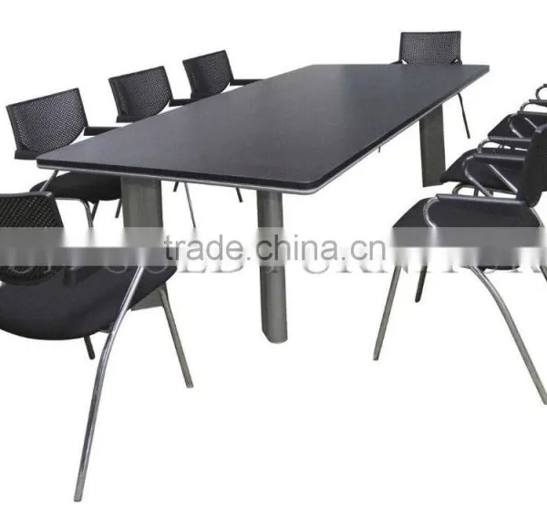 Modern Small Round Melamine Office Meeting Table (SZ-MT123) photo-4