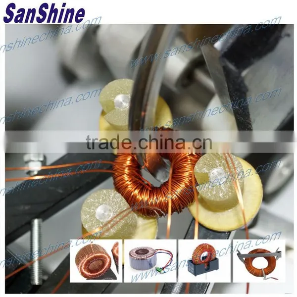 Automatic Big Toroid Common Mode Chokes Winding Machine(SS900B8 Series Final OD 20~150mm) Replace JOVIL Toroidal Winder