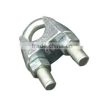 Galvanize Carabiner Wholesale Steel Electric Galvanized DIN 741 Wire Rope Clips Hardware Manufacture photo-2