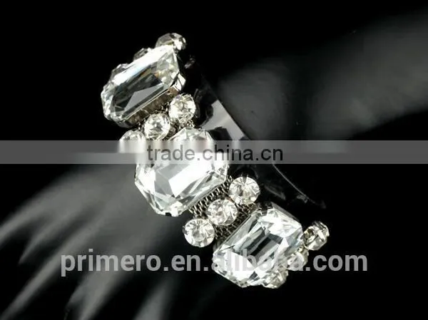 New Vintage Crystal Flower PVC Bracelets & Bangles For Women Fashion Designer Jewelry photo-4