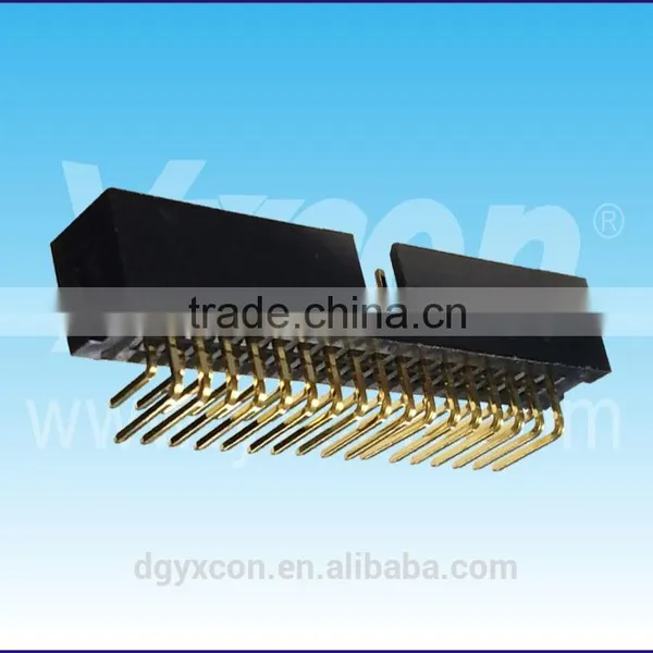 Pitch 2.54mm Dual Row Right Angle Box Header Connector photo-5