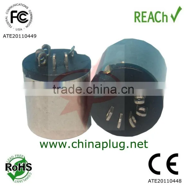 Jack Plug Female of 5 Pin Female Header Connector With Grounding Type