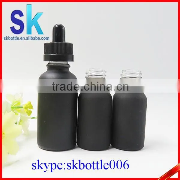 Black Frosted 30ml Glass Bottle Wholesale photo-4
