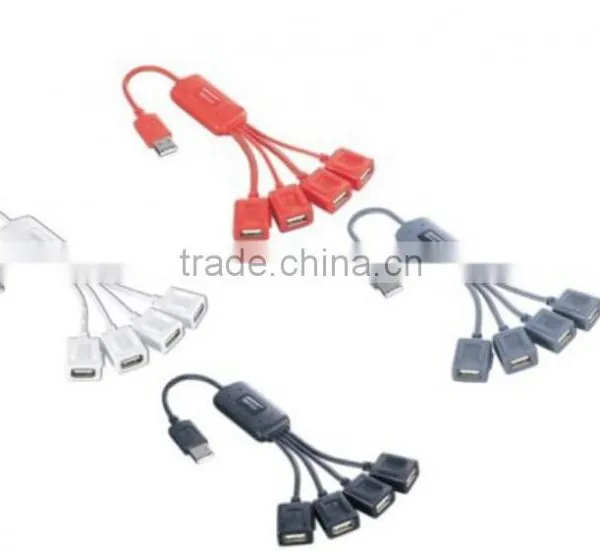 .com China Wholesale for Promotion 4 in 1 Cable 4 Port Expander Types 4 USB Hub photo-5