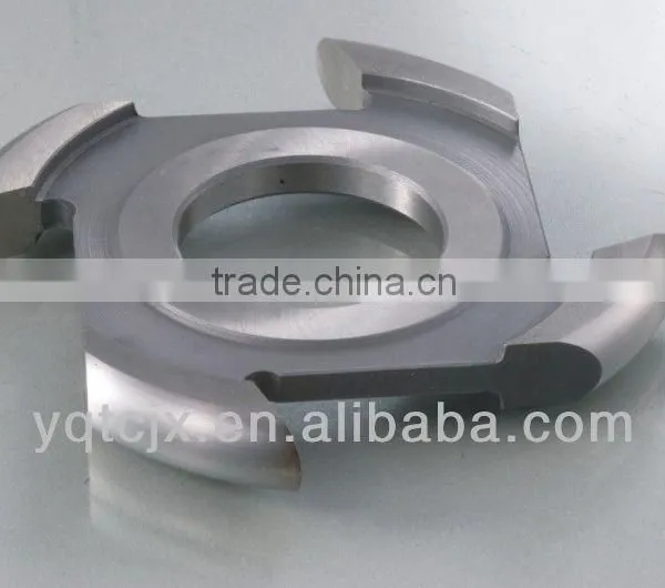 4 Teeth Solid Chrome Steel Half Convex Radius Cutter Head