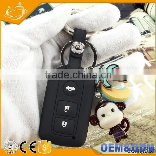 3BTN Car Silicone Key Cover Shell Fit For Toyota Camry Highlander Prado Yaris photo-4