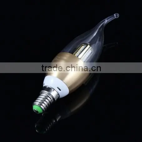 LED Candle Bulb 4w E14 Led Candle Light 3014SMD Warm White LED Candle Bulb Light photo-2