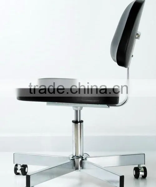 Adjustable Leather Lab Stool Chair photo-6