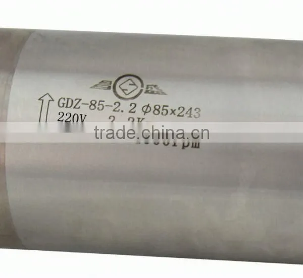 GDZ85-2.2(220V) Toauto Water Cooled 2.2kw ac Spindle Motor for Cnc photo-2