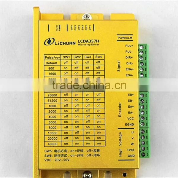 Low Cost 3NM 4A 3PH NEMA23 57mm 24 Volt Industrial Close Loop Stepper Motor Driver Kit photo-3