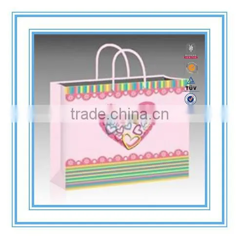 Hot New Products for 2015 Custom New Design Gift Bag Paper Shopping Bag With Handles photo-3