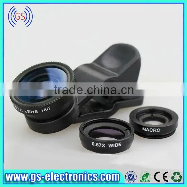 Clip Fisheye Lens,180 Degree Fish Eye Mobile Lens,fish Eye Lens for Iphone 5
