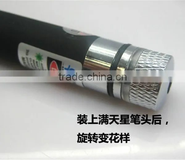 High Powerful 50mw Green Laser Pointer Pen With All Star Head, Aluminum Material Laser Pen, Long Distance Green Laser Pointer photo-5