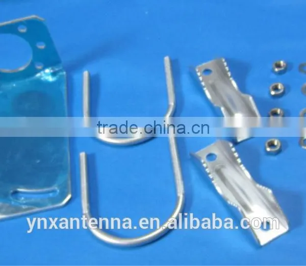l shape bracket u bolt pole bracket clamp m6