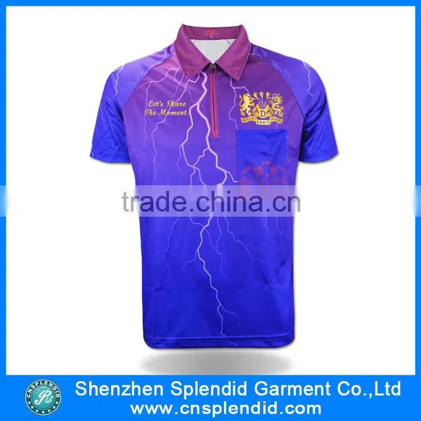 Custom Sportswear 100 Polyester Diy Fit Xxl Tshirt Polo Shirt in Guangdong