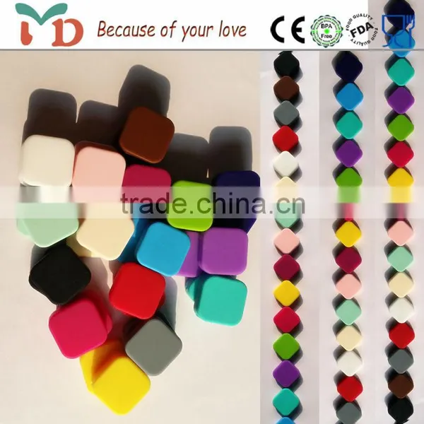 Popular Food Grade BPA Free Silicone Soft Bead Landing Wholesale for Baby Teething photo-5