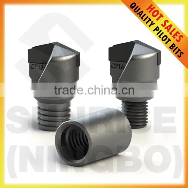 CP18 Surface Cutting Tungsten Carbide Rock Rotary Claw Ground Pilot Drill Bit photo-2