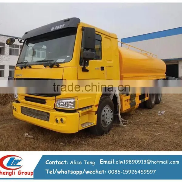 SINO HOWO 20t Water Tannker Truck 20cbm Water Sprinkler Road Sprinkler Truck photo-2