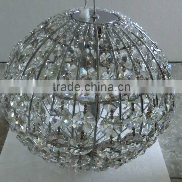 Clear Crystal Chandelier Pendant Sphere Ball