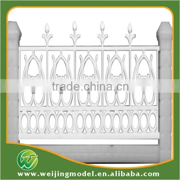 2016 New Model Fence in Plastic in 1/100
