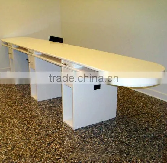 White Office Desk/furniture Office Desk/elegant Office Desk Design photo-4