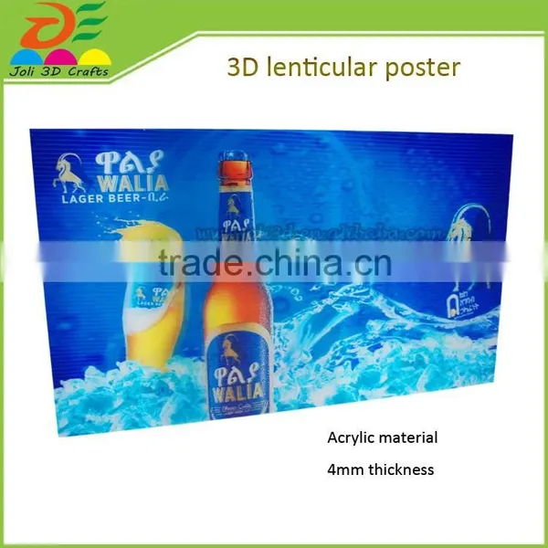 Advertising Display Plastic Custom Lenticular Poster photo-6