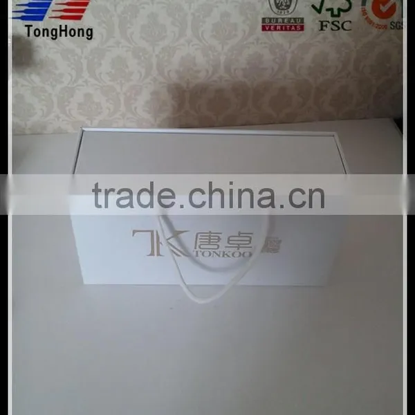 New Design Shoes Packaging Box With Ribbon for Sale photo-2