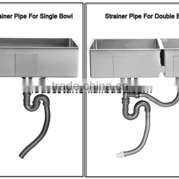 Universal Stainless Steel Sinks Undermount Handmade Kitchen Sink Double Bowl Sink photo-5