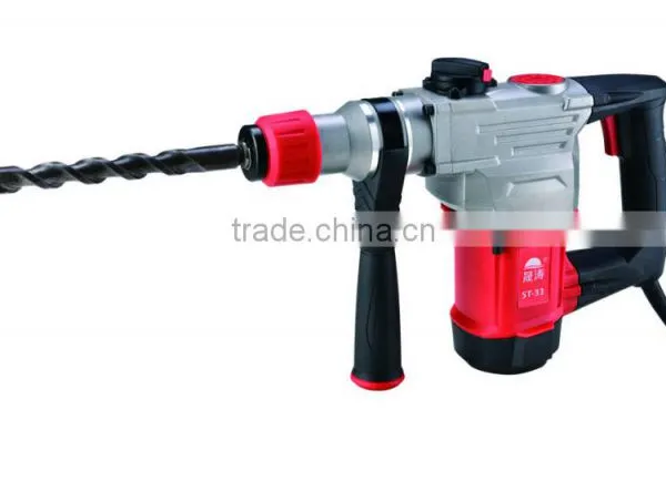 33mm electric power rotary hammer with SDS plus chisel