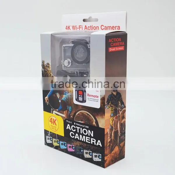 Be Unique !! Ausek Dual Lens 4K 30fps Wifi Sport Camera 2.4G Action Camera photo-5