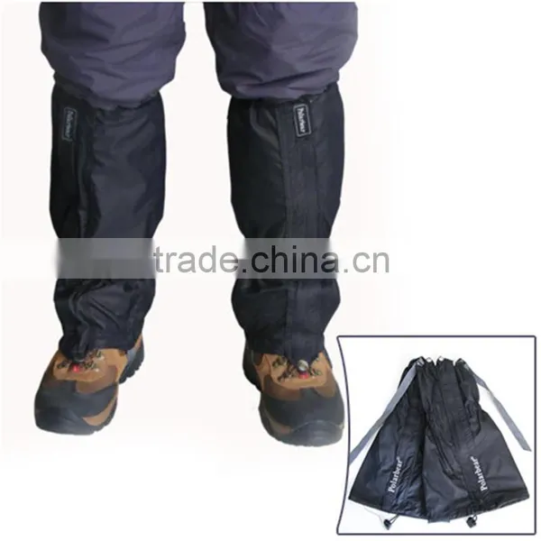 Black Waterproof Walking Hiking Gaiter Cover Climbing Hunting Snow Legging Gaiters Outdoor Equipment photo-2