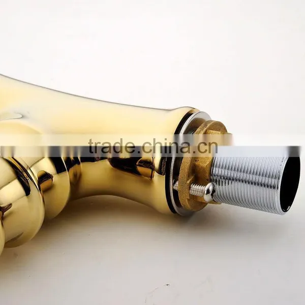 Sanitary Ware Kitchen Basin Sink Faucet Brushed Kitchen Faucet/finish Gold Kitchen Faucet photo-6