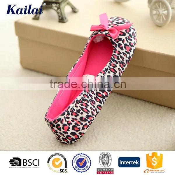 Wide With Wild Ballroom Suede Fabric Dance Shoes