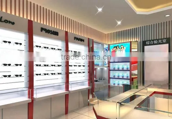 Modern Optical Showcase, Wall Mounted Eyewear Display photo-4