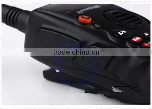 New Black VHF + UHF 136-174MHz/400-520MHz 5W 128CH VOX Dual Band BaoFeng Two Way Radio A52 photo-4