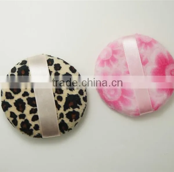 Beauty Cosmetics Flocked Cosmetic Powder Puffs photo-3