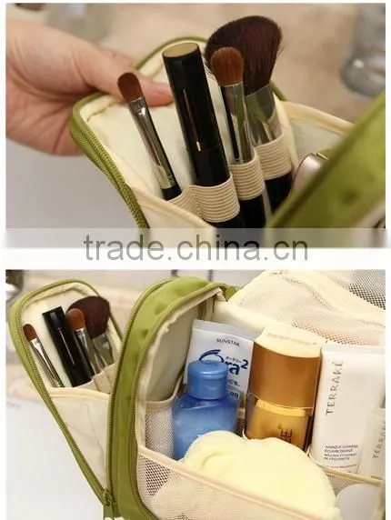 2016 Portable Toiletry Bag for Women Makeup or Men Shaving Kit With Hanging Hoo photo-2