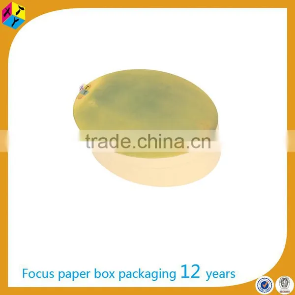 Custom Brown Kraft Packaging Circular Box photo-3
