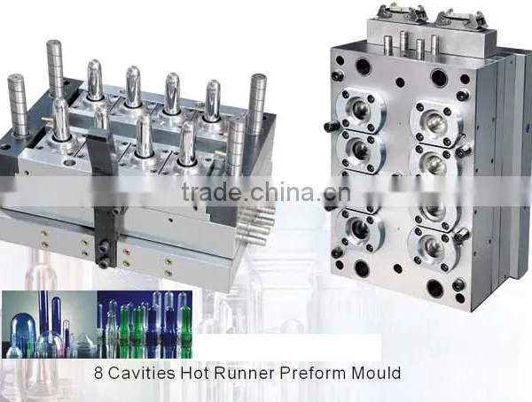 Injection Molding Machine 1680KN for PET Bottle Preform With 8 - Cavity Injection Mold photo-3