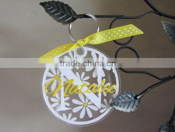 Wholesale Blank Clear Plastic Owl Laser Cut Acrylic Key Chain photo-5