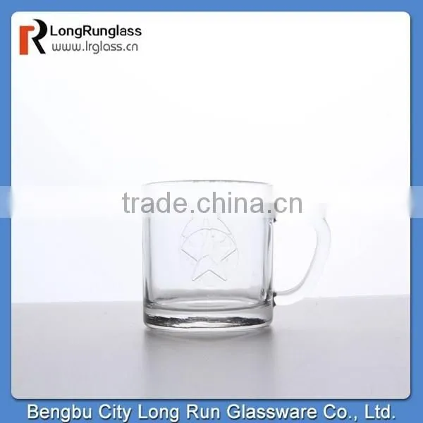 LongRun 95ml Glass Mugs With Carved Logo,wholesale photo-2