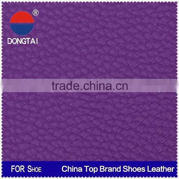 2015 Wholesale Artificial Microfiber Leather for Shoes Factory Direct Sale photo-3