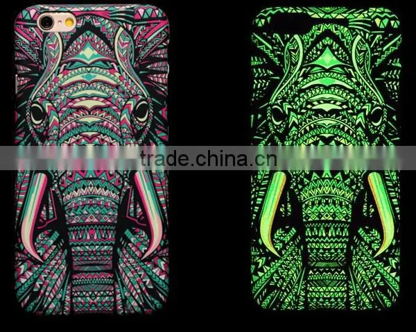 3D Luminous Lion Animal Pattern Back Hard Cover Case For Iphone 6 6Plus photo-5