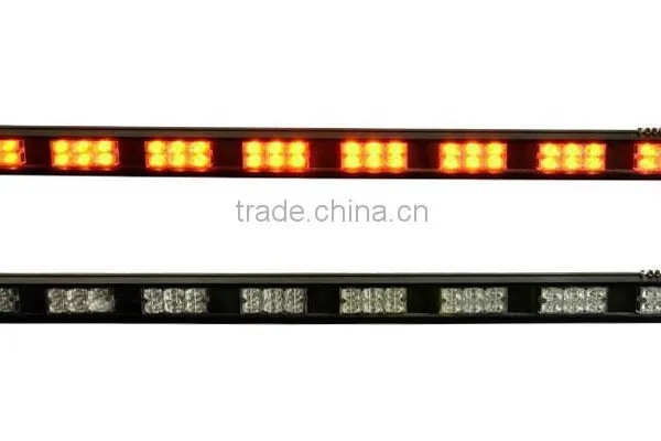 Dual Row Direction Led Strobe Light Bar, Amber LED Traffic Advisor Stick for Trucks LTDG9600-8 photo-2