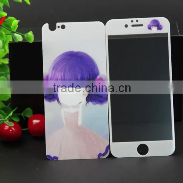 9H 3D Full Cover Mobile Phone Screen Protector Color Tempered Glass Screen Protector for Iphone 6 photo-2