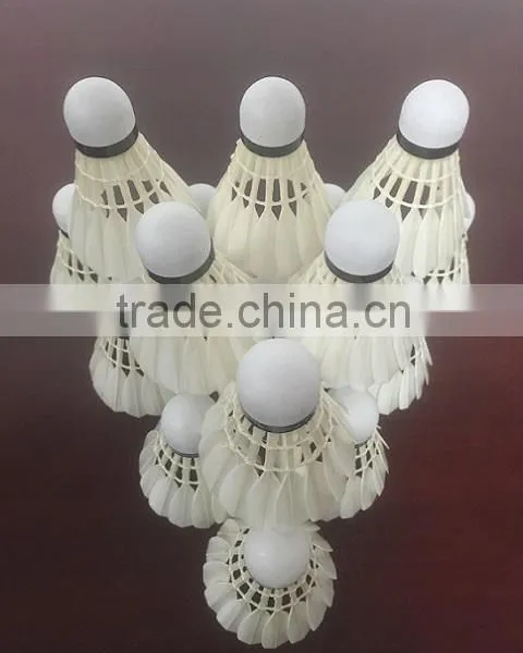OEM Chdap Best Quality AS20 Grade A Natural Goose Feather Badminton Tournament Shuttlecock photo-2