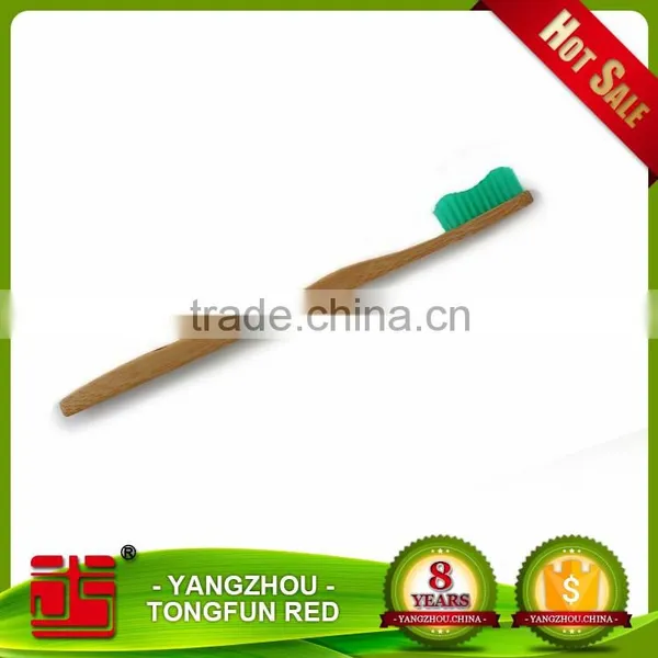 Wholesale Natural Customized Logo Bamboo Toothbrush Enviormental Soft Bristle Toothbrush for Home photo-2
