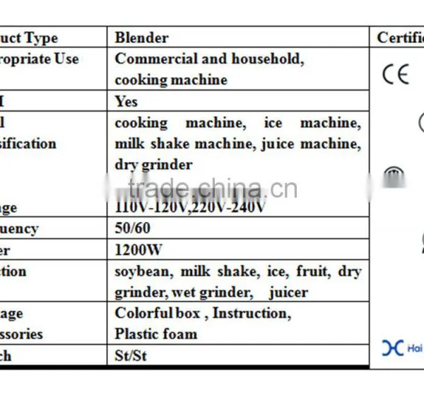 1000W ,2L Hand Blender 700w photo-6