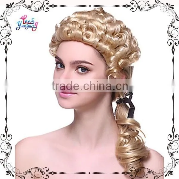 Sale Synthetic Long Curly Lawyer Hair Wigs photo-3