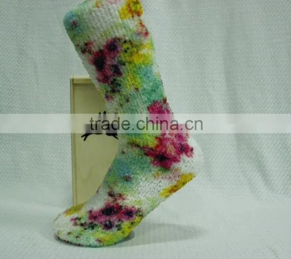 Fluffy Socks Print Arts Circle Print Fluffy Socks Home Wear photo-4